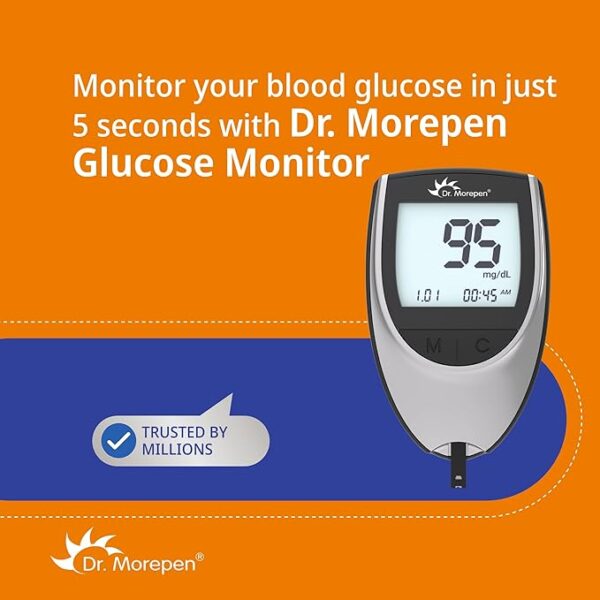 Dr. Morepen Gluco One BG 03 Blood Glucose Test Strips (50 Strips) - Image 5