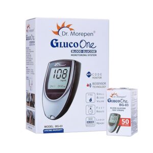 Dr. Morepen Gluco One BG 03 Blood Glucose Test Strips (50 Strips)