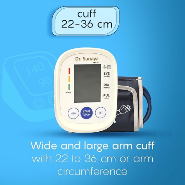 TYNOR Dr. Morepen BP One BP09 Fully Automatic Blood Pressure Monitor (White ) - Image 3