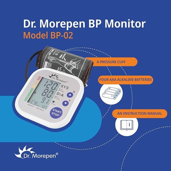 Dr. Morepen Blood Pressure Monitor Model BP-02 - Image 3