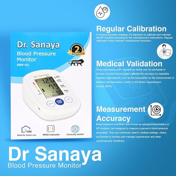 TYNOR Dr. Morepen BP One BP09 Fully Automatic Blood Pressure Monitor (White ) - Image 2